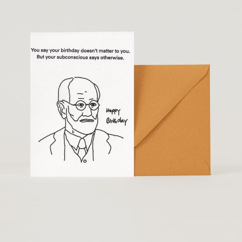 Happy Birthday Freud - Superjuju Press - Superjuju Online Shop, 4,50