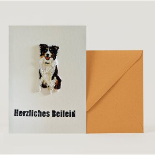 Herzliches Beileid - Hund