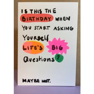 Lifes Big Questions